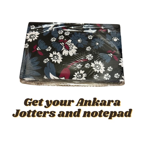 Ankara Mini Jotters/Notepads - 3 pcs - Picture 4 of 6